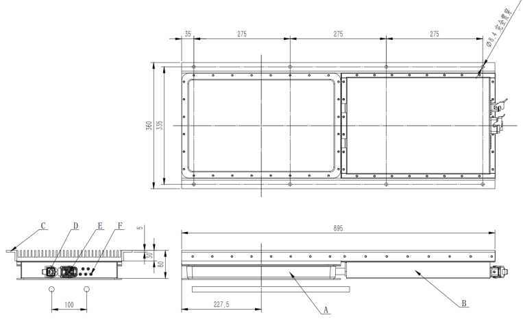 平面取电系统DWPS-FPS003X-560LA V1.0